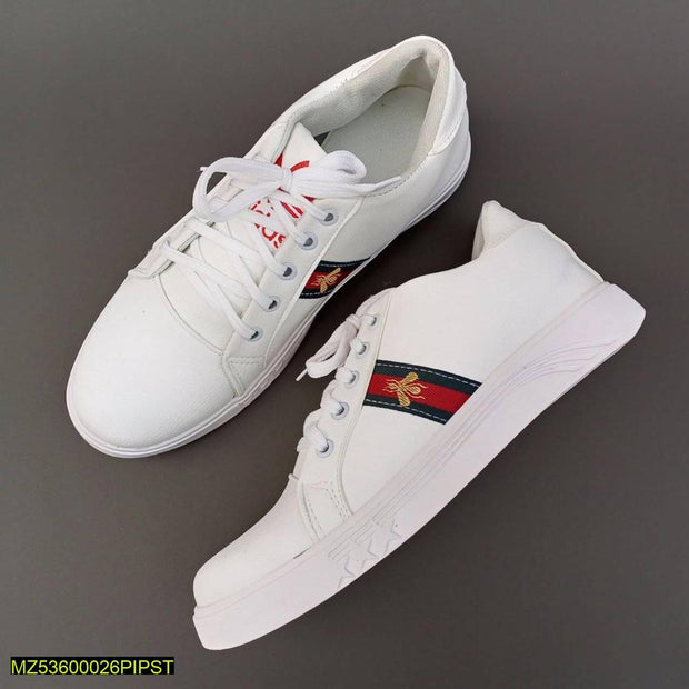 White Premium Men's Sports Shoes - Hammad Ali Merch