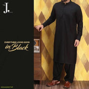 Men's Unstitched Cotton Plain Suit - Hammad Ali Merch