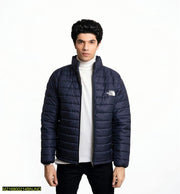 Men's Stitched Parachute Puffer Plain Jacket - Hammad Ali Merch