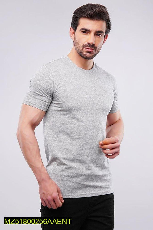 1 Piece Men's Stitched Jersey Plain T-Shirt - Hammad Ali Merch