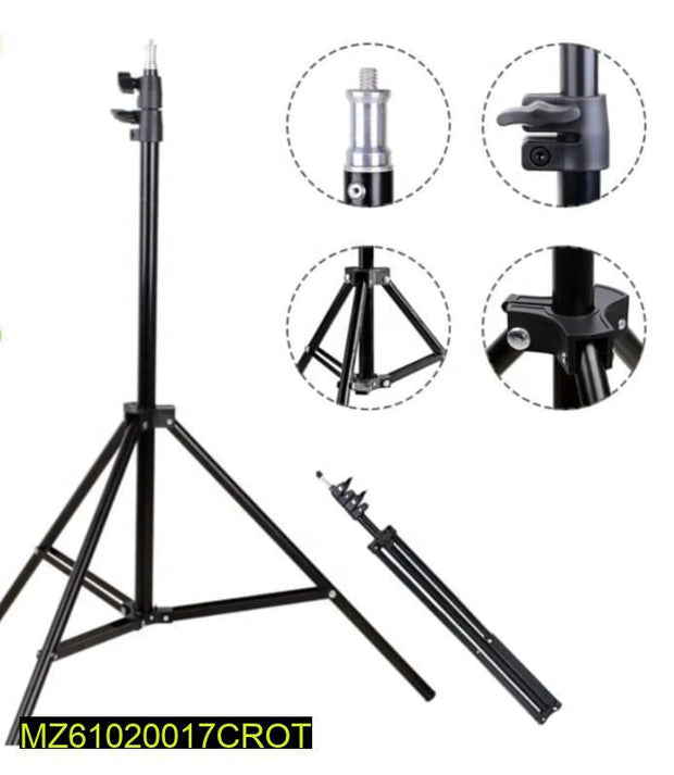 Aluminum Adjustable 7 Feet Portable Tripod Stand - Hammad Ali Merch