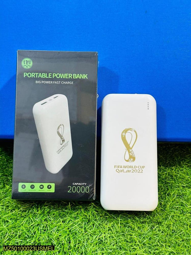 Portable 20000mAh Type-C Fast Power Bank - Hammad Ali Merch