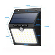 Rechargeable Solar Power LED Wall Light