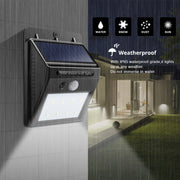 Rechargeable Solar Power LED Wall Light