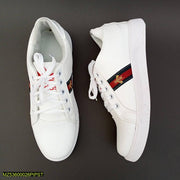 White Premium Men's Sports Shoes - Hammad Ali Merch